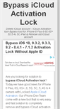 Mobile Screenshot of bypassicloudactivationlock.com